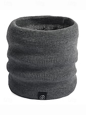 preiswerte Weihnachtsaccessoires-Herren-Winter-Halswärmer, Halstuch, Fleece-gefütterter Thermo-Schlauchschal, gemütliches Weihnachtsgeschenk für Outdoor-Sport, Skifahren und den Alltag