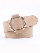 levne Dámský pásek-Dámský vánoční pásek z umělé semiše – měkký a stylový, dostupný v několika barvách, ideální pro zimní svátky a slavnostní příležitosti