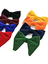 levne Svatba ACC-Pánský sametový motýlek, elegantní luxusní motýlek na formální nošení, perfektní vánoční dárek v několika barvách