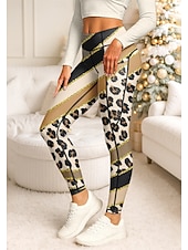 preiswerte Yoga Leggings &amp; Strumpfhosen-Damen Pilates-Leggings Fitnesshose Trainingsleggings Taschen Stempelsteuer Seitentaschen Pilates Fitnessstudio Fitnesstraining Hosen Strumpfhosen Leggings Streifen Hellgelb Blau Orange Sport