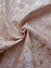 preiswerte Cocktailkleider-A-Linie Knöchellänge Cocktailkleider Partykleider Elegant Vintage Kurzarm V Ausschnitt Hochzeit Formell Jacquard mit Schleife(n) Tasche