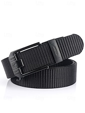 cheap Men's Belts-Men's Nylon Tactical Belt, Adjustable Size, Multiple Colors, Durable &amp; Stylish for Outdoor and Everyday Use