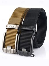 cheap Men's Belts-Men's Nylon Tactical Belt, Adjustable Size, Multiple Colors, Durable &amp; Stylish for Outdoor and Everyday Use