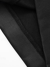 preiswerte weites Bein und hohe Taille-Damen Satinhosen Weites Bein Chinos Hosen Hose Streetwear Lässig Volle Länge Mittlere Taillenlinie Einfach Kordelzug Tasche Bequem Unelastisch Täglich Outdoor Schwarz Sommer Frühling Lässiger Schnitt