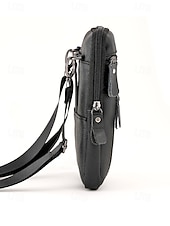 preiswerte Taschen für Herren-Herren-Umhängetasche und Gürteltasche aus echtem Leder – vielseitig einsetzbar, stilvolles Design, strapazierfähig, in verschiedenen Farben erhältlich, für Alltag und Reisen