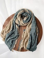 halpa Miesten solmiot ja rusetit-miesten puuvillainen pellavahuivi – pehmeää ja kevyttä materiaalia, saatavilla useissa väreissä – ihanteellinen arkeen ja ulkoiluun