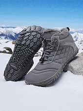economico Stivali di neve e inverno-scarpe da trekking sulla neve impermeabili da donna con calzata larga – scarpe invernali calde e antiscivolo per passeggiate sulla neve, trekking, campeggio e viaggi con tempo freddo