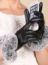  女性用 1ペア 指先 / ウインター 活発的 / ストリートファッション 手袋 - 平織り