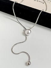 halpa Kaulakorut ja riipukset-1kpl Riipus-kaulakorut Kaulakoru For Naisten Katu Lahja Päivittäin Metalliseos Perinteinen