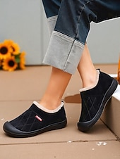 preiswerte Damen-Sneaker-Kamelfarbene, warme, gesteppte Damen-Winterschuhe zum Hineinschlüpfen in weiter Passform – rutschfeste Outdoor-Schuhe für Schneetage, Reisen, Pendeln und den Alltag