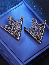 economico Cravatte e papillon da uomo-spilla con punte per colletto in lega da uomo: elegante design vintage con dettagli in cristallo, disponibile in più colori, perfetta per eventi formali e abbigliamento da lavoro