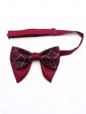 levne Svatba ACC-Pánský motýlek, vánoční barvy, stylový a elegantní, ideální pro formální události a sváteční setkání