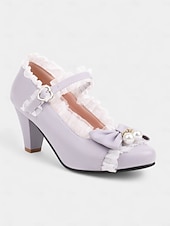 preiswerte Retro-Stil der 1950er Jahre-Rote Mary-Jane-Pumps für Damen mit Schleife und Perlenverzierung – eleganter Lolita-Stil der 1950er Jahre, perfekt für Weihnachtsfeiern, formelle Anlässe und besondere Gelegenheiten.