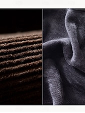 billige Blazer-Herre Kordfløyel jakke Halskrage Årgang Mote Utendørs Ensfarget Blazer Blå kaffe Grå Skreddersydd Single Breasted To-knapper