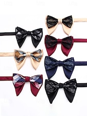 levne Svatba ACC-Pánský motýlek, vánoční barvy, stylový a elegantní, ideální pro formální události a sváteční setkání