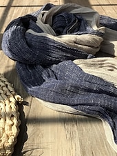 halpa Miesten solmiot ja rusetit-miesten puuvillainen pellavahuivi – pehmeää ja kevyttä materiaalia, saatavilla useissa väreissä – ihanteellinen arkeen ja ulkoiluun