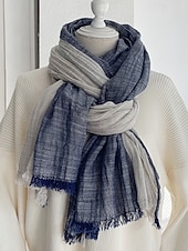 halpa Miesten solmiot ja rusetit-miesten puuvillainen pellavahuivi – pehmeää ja kevyttä materiaalia, saatavilla useissa väreissä – ihanteellinen arkeen ja ulkoiluun