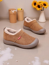 preiswerte Damen-Sneaker-Kamelfarbene, warme, gesteppte Damen-Winterschuhe zum Hineinschlüpfen in weiter Passform – rutschfeste Outdoor-Schuhe für Schneetage, Reisen, Pendeln und den Alltag