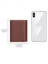 preiswerte Geldbörse damen-Hochwertige Herren-Ledergeldbörse – RFID-Schutz, verschiedene Farboptionen, schlankes und stilvolles Design für sicheres Reisen und den täglichen Gebrauch