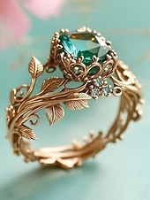 billiga Damringar-Damring i legering med ädelsten, bohemisk stil, finns i flera färger, elegant och snygg för speciella tillfällen och vardagsbruk