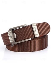 cheap Men's Belts-Men's Nylon Tactical Belt, Adjustable Size, Multiple Colors, Durable &amp; Stylish for Outdoor and Everyday Use