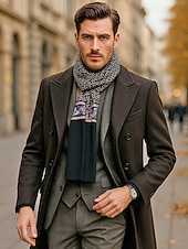 ieftine Cravate și papion pentru bărbați-Eșarfă bărbătească din poliester cu imprimeu floral paisley – design elegant, opțiuni multiple de culoare pentru ocazii formale și casual