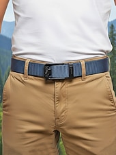 cheap Men's Belts-Men's Nylon Tactical Belt, Adjustable Size, Multiple Colors, Durable &amp; Stylish for Outdoor and Everyday Use