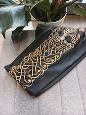 levne Viking tisk-Legíny Viking Boho pro ženy vintage etnický styl plná délka vysoký pas grafika abstraktní 3D tisk rychlé schnutí prodyšné měkké elastické formální dovolená růžové léto jaro podzim zima regular fit