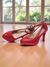  Klassiske damesko med spiss tå og høy hæl – stilige ankelreimsko som er komfortable for kontor, fester og formelle arrangementer