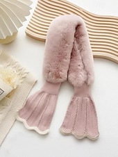 preiswerte Schals für Damen-Weihnachtsschal aus Kunstpelz für Damen – weich und kuschelig, in verschiedenen Farben erhältlich, stilvolles Winteraccessoire für Weihnachtsfeiern, Veranstaltungen im Freien und kaltes Wetter