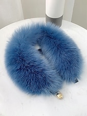 levne Dámské šátky-Dámský vánoční šátek s umělou kožešinou, měkký a útulný, dostupný v červené, bílé a několika dalších barvách – perfektní vánoční dárek