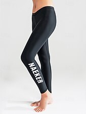 tanie Rash guardy One Piece-Damskie Rashguard 2-częściowy Spodnie do stroju kąpielowego Koszulka surfingowa Pasek UPF50+ Oddychający Długi rękaw Kombinezony nurkowe Surfing Kajakarstwo Nurkowanie z rurką Zima