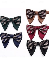 levne Svatba ACC-Pánský motýlek, vánoční barvy, stylový a elegantní, ideální pro formální události a sváteční setkání