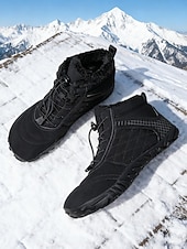economico Stivali di neve e inverno-scarpe da trekking sulla neve impermeabili da donna con calzata larga – scarpe invernali calde e antiscivolo per passeggiate sulla neve, trekking, campeggio e viaggi con tempo freddo
