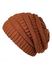 ieftine Pălării de damă-Căciulă tricotată pentru femei – disponibilă în mai multe culori, moale și elastică pentru o potrivire confortabilă, perfectă pentru iarnă și ținute casual.