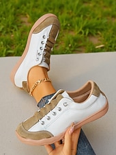 baratos Mulheres-Women's Comfortable Wide Fit Shoes – Stylish Casual Sneakers for Wide Feet, Perfect for Travel, Resort Shopping, Urban Sightseeing, Long Walks &amp; Everyday Wear