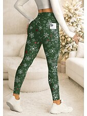 tanie Legginsy i legginsy do jogi-Damskie legginsy do pilatesu Spodnie fitness Legginsy na siłownie Kieszenie Opłata skarbowa Boczne kieszenie Pilates Siłownia Trening w siłowni Majtki Rajstopy Getry Czerwony Niebieski Zielony Sport