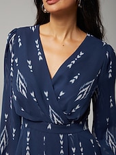 economico tute formali-tuta da donna in chiffon verde stampato, gamba larga, scollo a V, cintura in vita, elegante, distinguersi, destinazione, ospite di matrimonio, quotidiano, vacanza, casual, primavera estate autunno