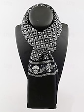 ieftine Cravate și papion pentru bărbați-Eșarfă bărbătească din poliester cu imprimeu floral paisley – design elegant, opțiuni multiple de culoare pentru ocazii formale și casual