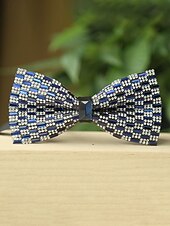 Недорогие Мужские украшения-мужской галстук-бабочка с кристаллами на Рождество, разноцветный, праздничный стиль, с узором из страз и бусин, идеально подходит для праздничных вечеринок и официальных мероприятий