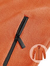 economico Giubbotti e cappotti da uomo-Per uomo Cappotto Invernale Giacca in Pile Giacca Casual All'aperto Quotidiano Calore Termico Tasca Cerniera completa Autunno Inverno Plaid Streetwear Sport e Outdoor Collo alla coreana Regolare