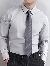 abordables Cravates et nœuds papillon pour hommes-Cravate de Noël en soie pour homme – matière polyester, motif rayé, disponible en plusieurs couleurs – idéale pour les fêtes de fin d'année, les événements formels et les tenues professionnelles.