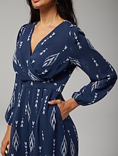 economico tute formali-tuta da donna in chiffon verde stampato, gamba larga, scollo a V, cintura in vita, elegante, distinguersi, destinazione, ospite di matrimonio, quotidiano, vacanza, casual, primavera estate autunno
