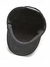 Χαμηλού Κόστους Ανδρικά καπέλα-Ανδρικό χειμερινό καπέλο από πολυεστέρα με πτυσσόμενα αυτιά, κομψό και ζεστό, ιδανικό για κρύο καιρό σε εξωτερικούς χώρους