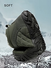 economico Stivali di neve e inverno-scarpe da trekking sulla neve impermeabili da donna con calzata larga – scarpe invernali calde e antiscivolo per passeggiate sulla neve, trekking, campeggio e viaggi con tempo freddo