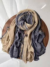 halpa Miesten solmiot ja rusetit-miesten puuvillainen pellavahuivi – pehmeää ja kevyttä materiaalia, saatavilla useissa väreissä – ihanteellinen arkeen ja ulkoiluun