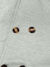 economico Giubbotti e cappotti da uomo-Per uomo Giacca Leggera Giacca Casual Giacca con Cappuccio All'aperto Quotidiano Doppiopetto Primavera Autunno Semplice Streetwear Quotidiano Con Cappuccio Regolare Blu Nero Verde chiaro Rosso Cachi