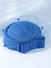 Недорогие Рождественские аксессуары-женская рождественская шапка из искусственной шерсти, с бантом и сеткой, несколько цветов для праздничных мероприятий, идеально подходит для торжеств и зимней моды