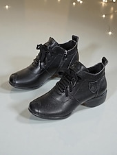 abordables Zapatos de jazz-Zapatos de baile de piel color burdeos para mujer: cómodos tacones con cordones para la práctica de bailes de salón, latinos y jazz.