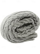 cheap Women's Socks-Women's Acrylic Knit Over-the-Knee Socks - Soft, Warm, Perfect for Christmas, Available in Multiple Sizes